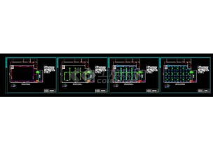某凈化廠廠房布置CAD平面施工設(shè)計圖的工業(yè)設(shè)計服務(wù)方案
